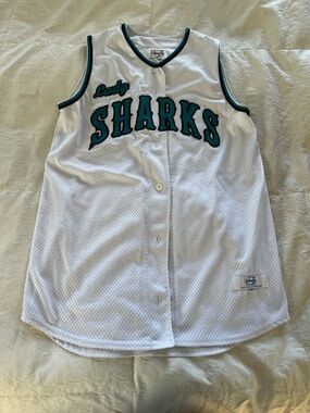 Vintage Lady sharks size medium jersey